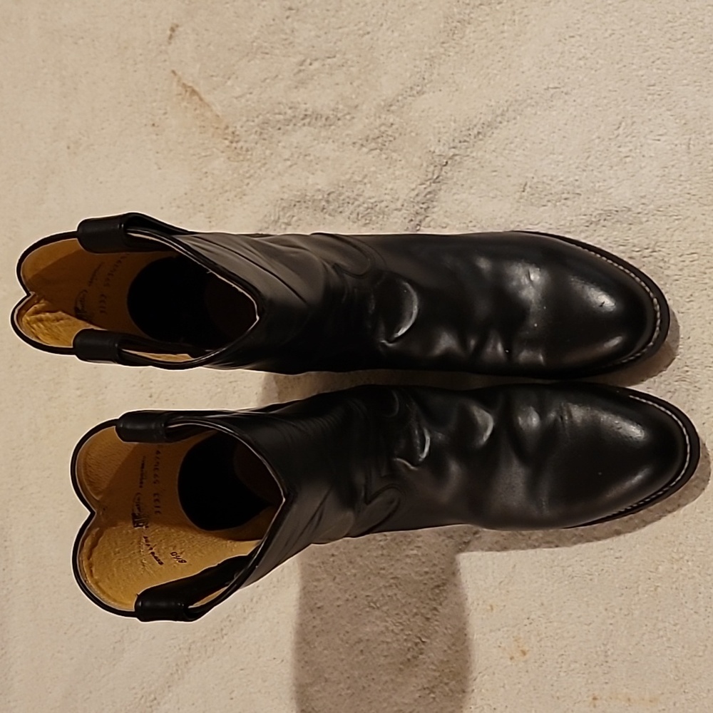 Justin black western boots great condition